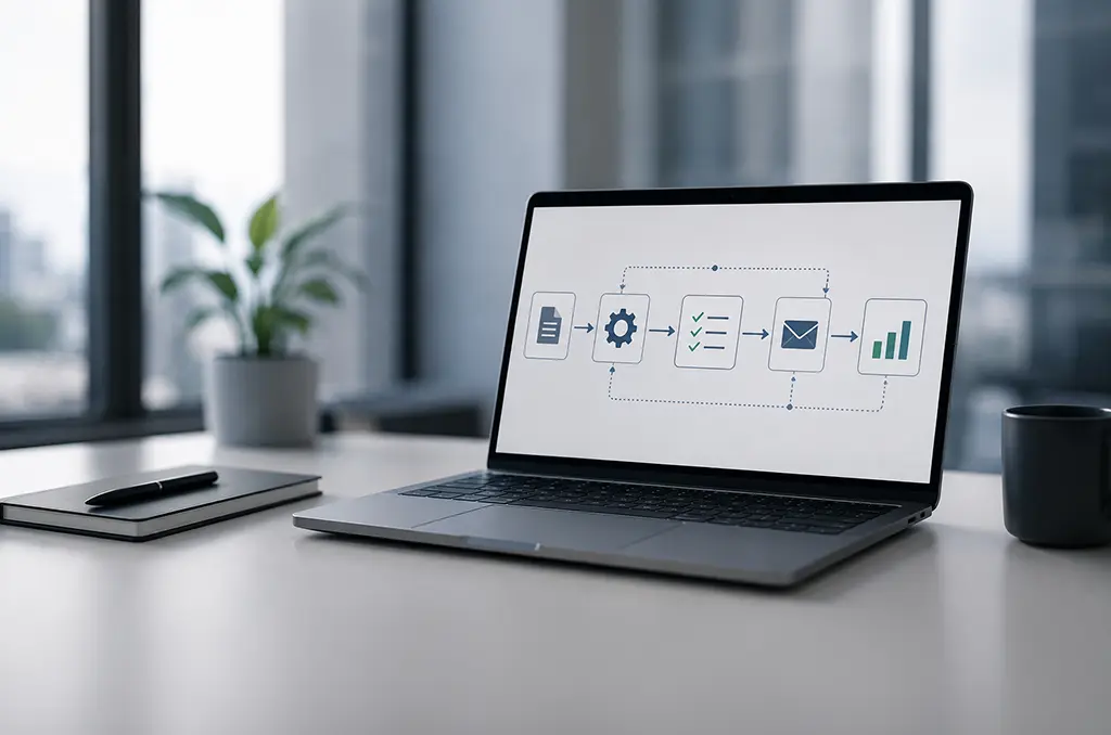 API integration services that automate business workflows via secure system integration and real-time data flow.