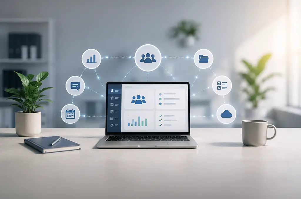 Enterprise platform solutions unifying collaboration, analytics, cloud, and business workflows via an integrated digital platform.